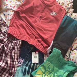 Nike Kids Pink Zip-Up Sweatshirt